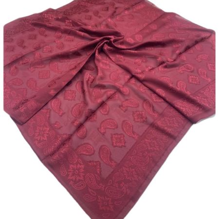 Шелковый платок Caprice 180225 бордовый