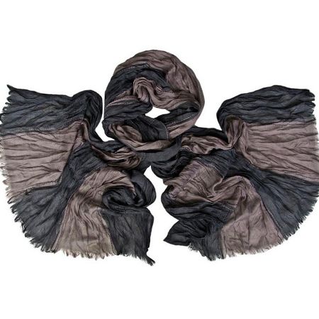 Мужской жатый шарф Tranini 0451 PAL 2 из хлопка с вискозой