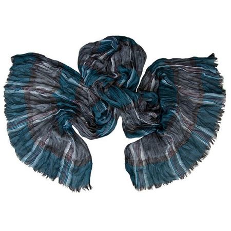 Мужской жатый шарф 0427 PAL 2 из хлопка с вискозой