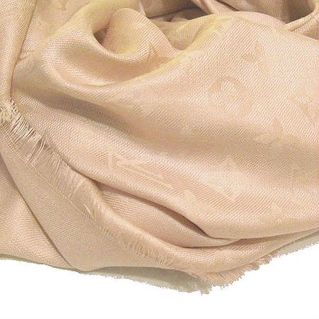 Платок брендовый шерстяной пудра 1119