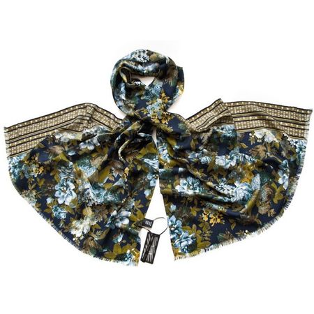 Палантин Tranini 0177 PAL 8  шелк и  шерсть