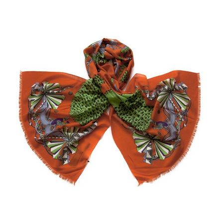 Палантин Tranini 0326 PAL 9  шелк и  шерсть