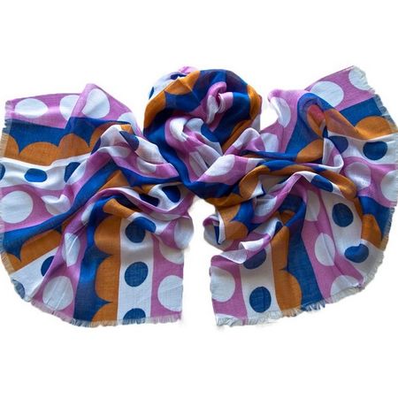 Палантин Tranini 0902 PAL 3 лен и  вискоза