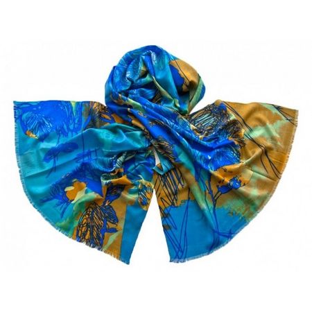 Палантин Tranini 0826 PAL 9  шелк и  шерсть