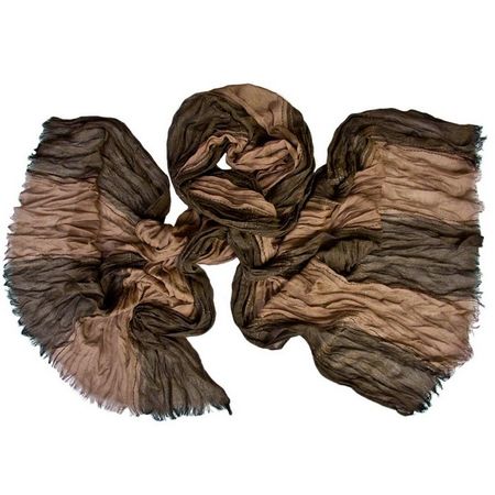 Мужской жатый шарф Tranini 0456 PAL 2 из хлопка с вискозой