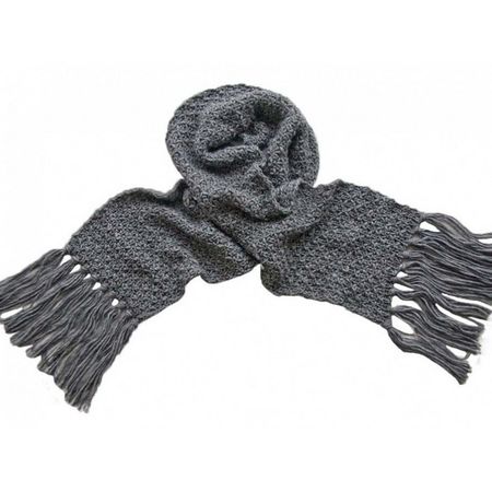 Шарф женский крупной вязки Tranini 7027  ART-1499S  из альпаки и шерсти