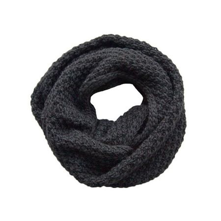 Шарф снуд крупной вязки Tranini 0109  ART-1453SC  из альпаки и шерсти