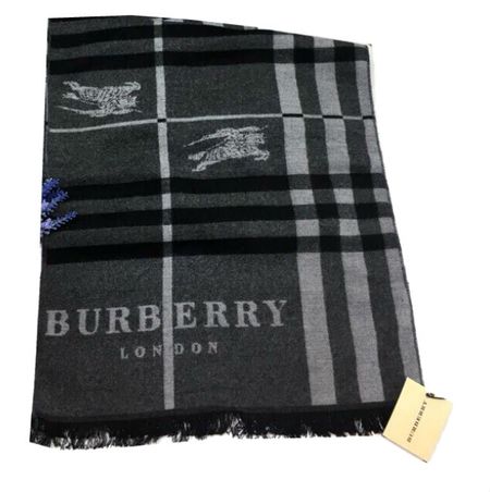 Шарф мужской  Burberry серый 1-0004