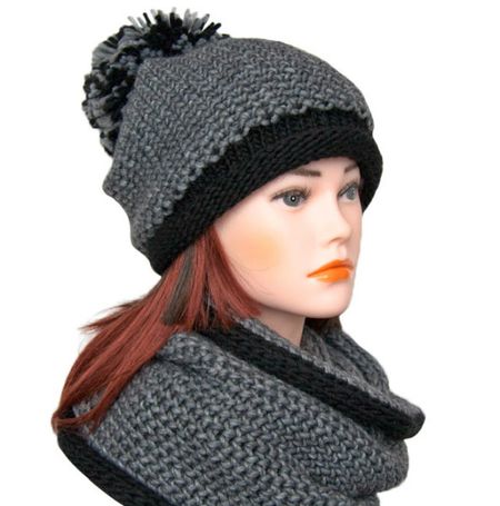 Комплект молодежный Tranini 5078 шапка и снуд