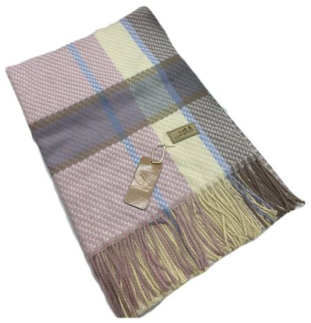 Палантин женский Cashmere  розово-серый 181121