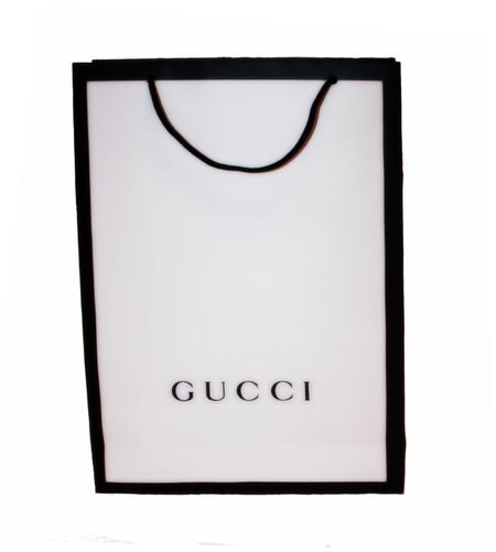 Пакет подарочный Gucci белый