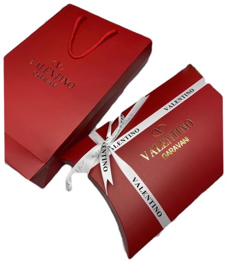 Комплект пакет и подарочная коробка VALENTINO KomplV