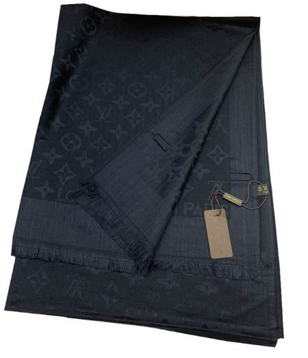 Палантин брендовый 0312013 черный