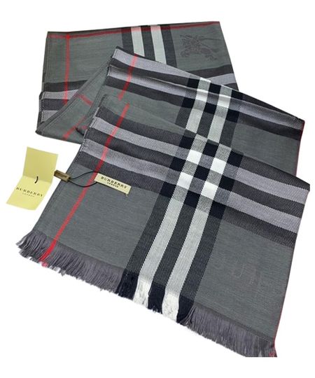 Палантин Burberry В0012 серый