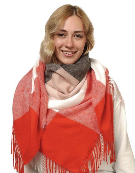 Платок Cashmere оранжевый 190929