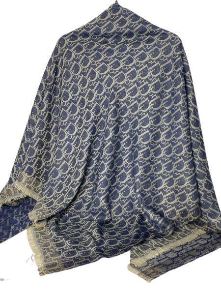 Женский платок Dior  310503 голубой