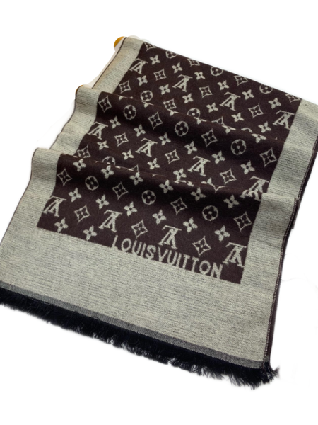 Шарф мужской теплый 711214 коричневый