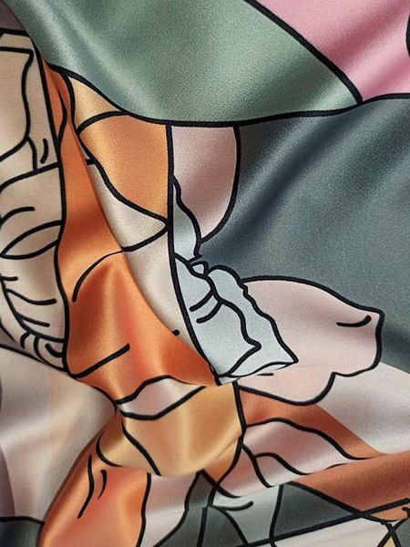 Шелковый платок TORIOLLI оливковый 021122 Шелковый платок TORIOLLI оливковый 021122