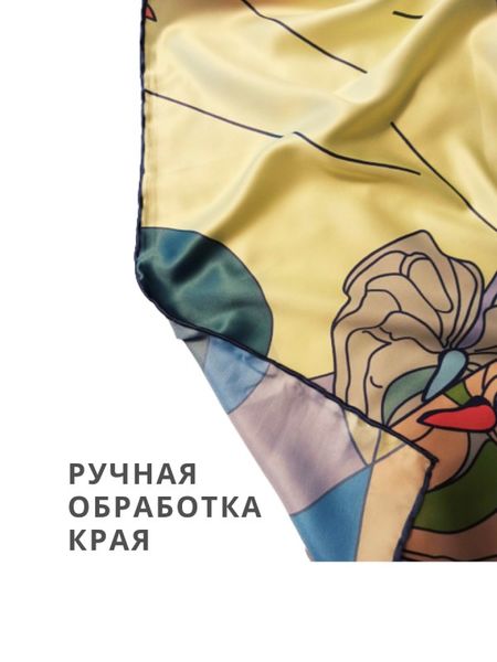 Шелковый платок TORIOLLI серый 021124