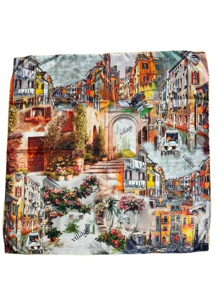 Шелковый платок TORIOLLI желтый оранжевый 20022504