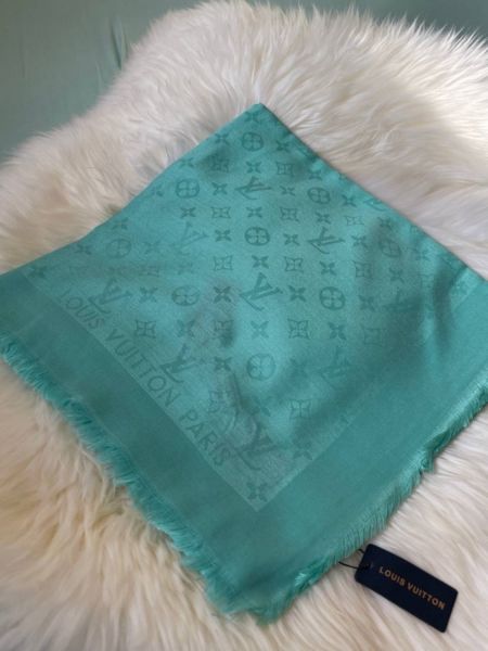 Платок louise Vitton бирюзовый 07082407