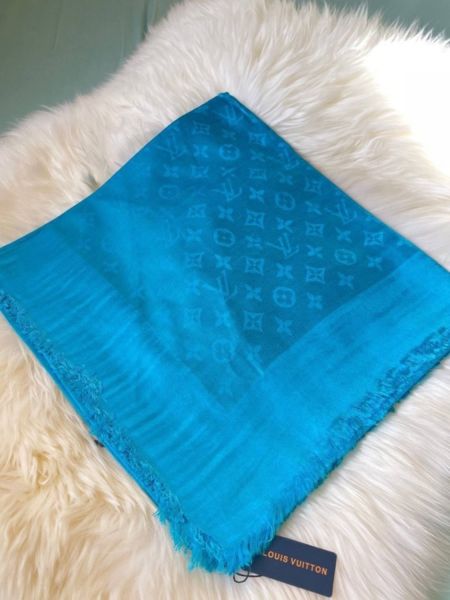 Платок louise Vitton голубой 07082403