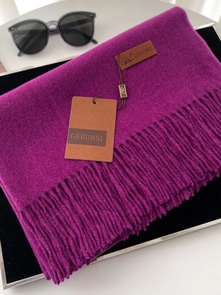 Палантин женский GERUNSI  теплый сиреневый 04092323