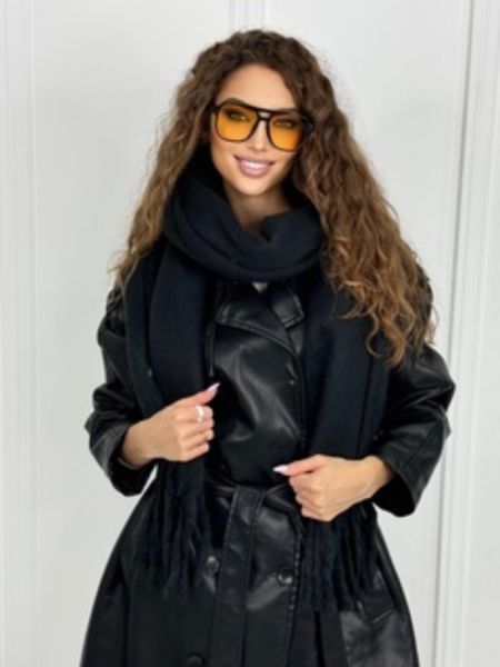 Шарф зимний  теплый 14112403 черный