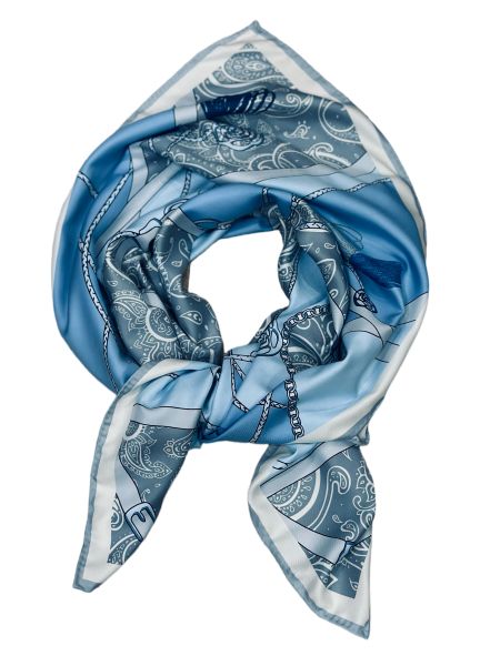 Шелковый платок TORIOLLI голубой 30012302