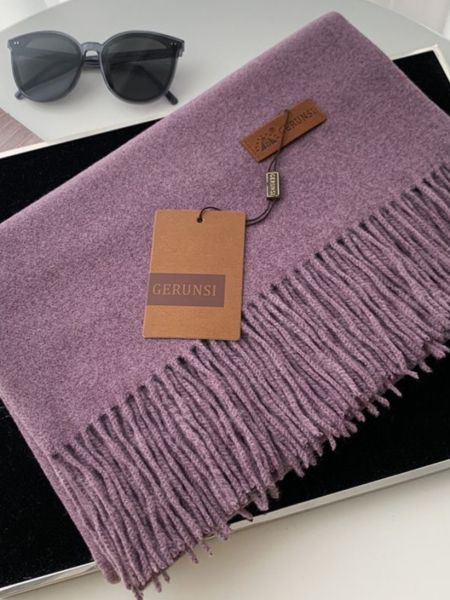 Палантин женский GERUNSI  теплый сиреневый 24112507