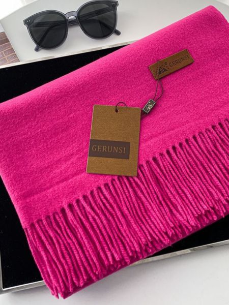 Палантин женский GERUNSI  теплый розовый 20112500