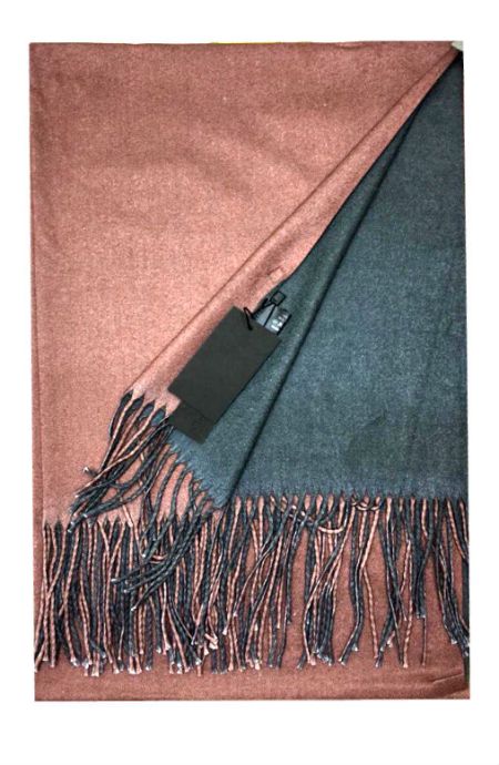 Палантин Cashmere розово-серый, 8006